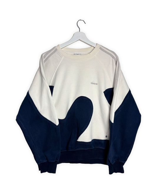 Adidas - Reworked Sweater - White/Navy (L)