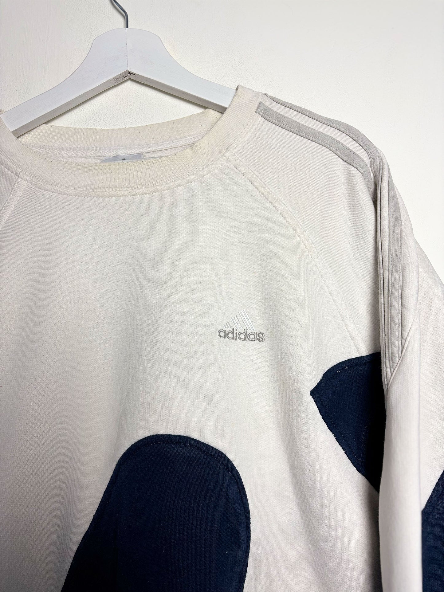 Adidas - Reworked Sweater - White/Navy (L)