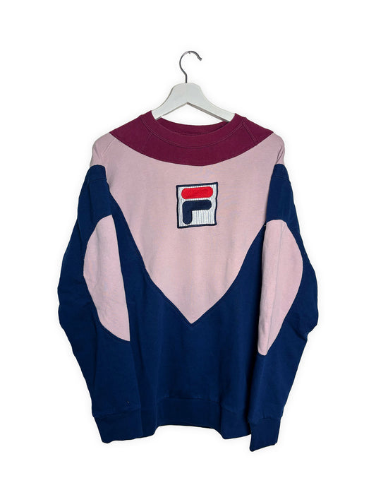 Fila - Reworked Sweater - Pink/Navy (XL)