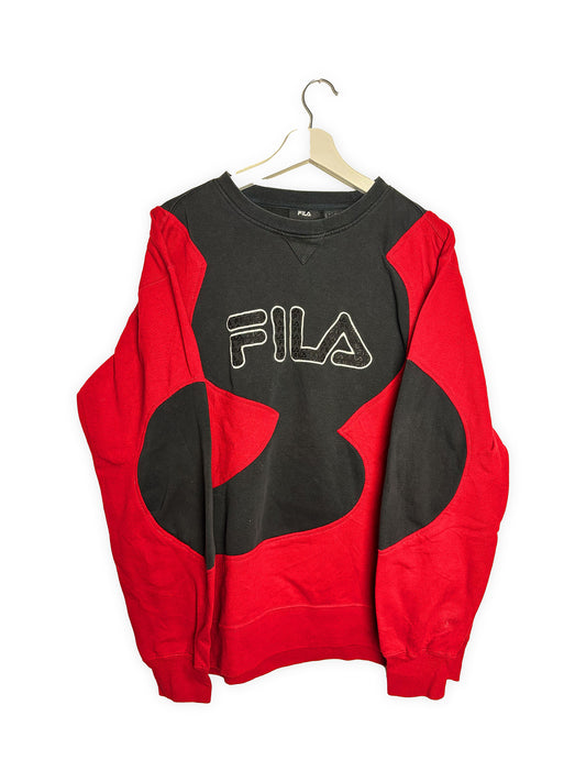 Fila - Reworked Sweater - Red/Grey (L)