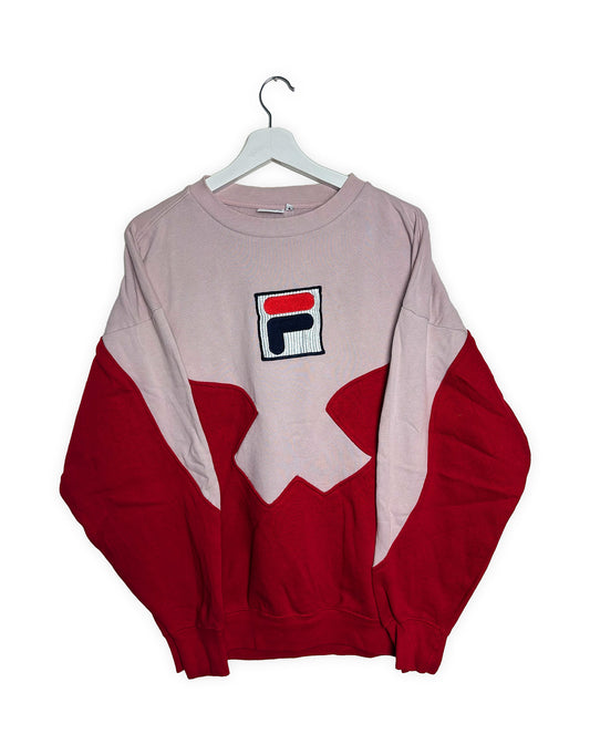 Fila - Reworked Sweater - Rose/Red (L)