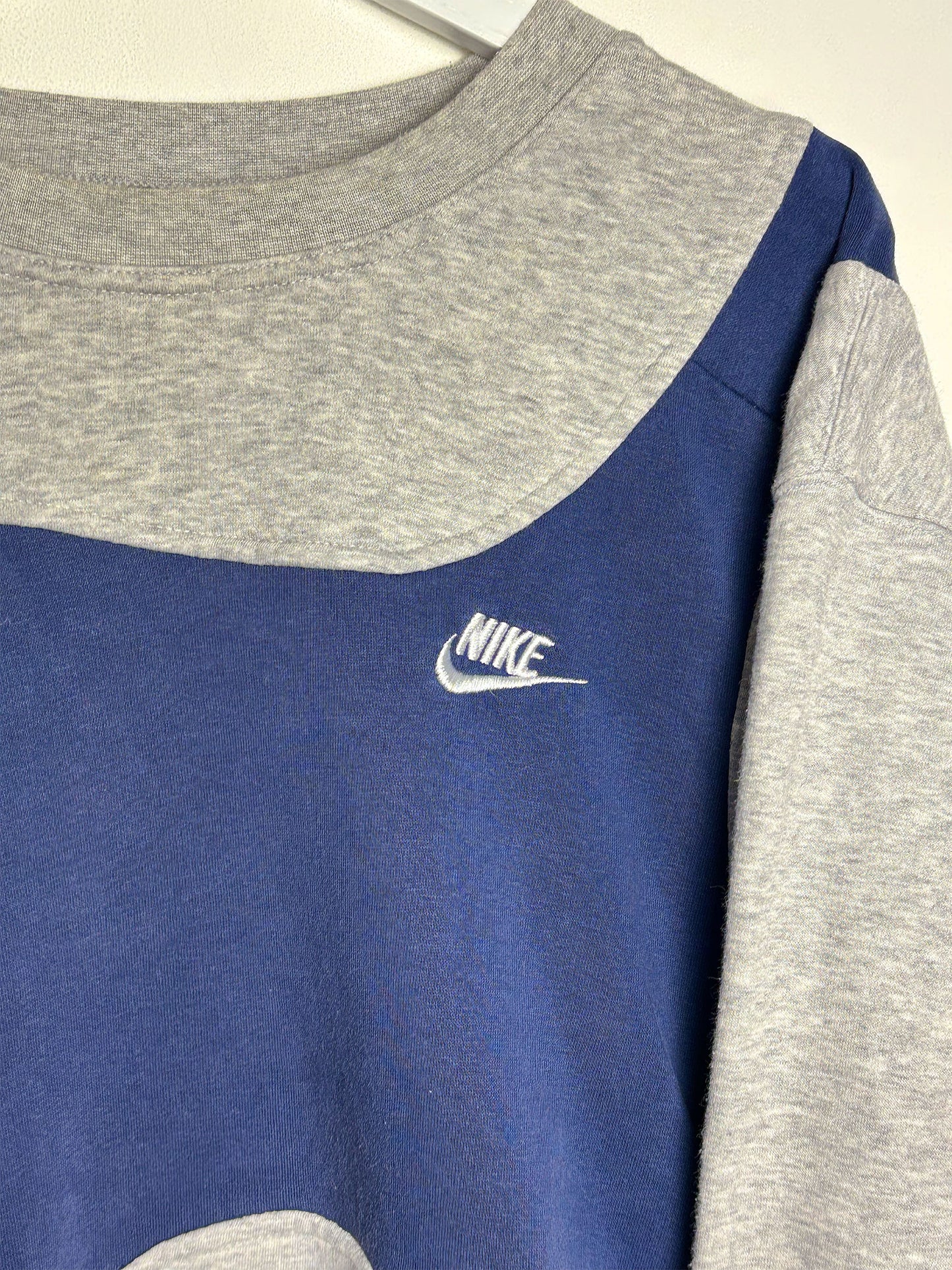 Nike - Reworked Sweater - Grey/Navy (L)