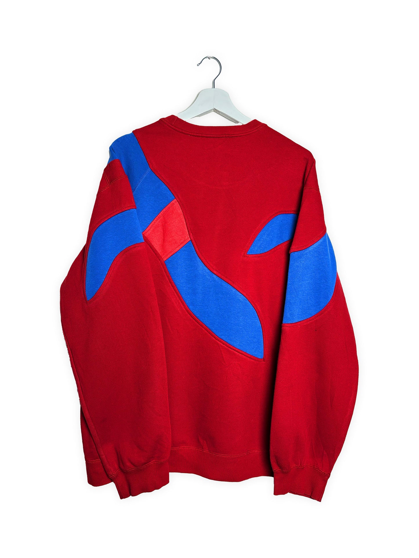 Nike - Reworked Sweater - Red/Blue (L)