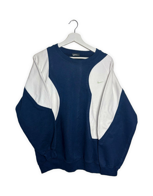 Nike - Reworked Sweater - White/Navy (M)