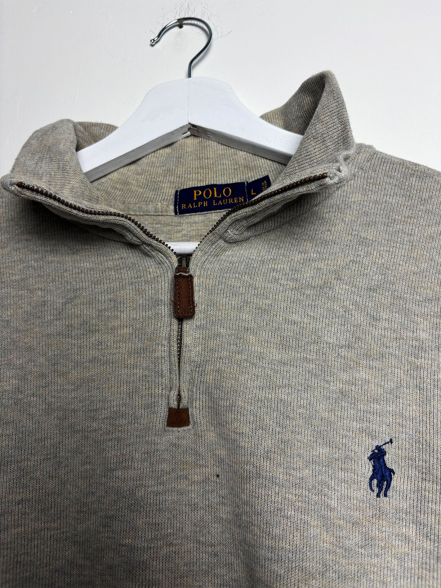 Ralph Lauren - Quarter Zip - Grey (L)