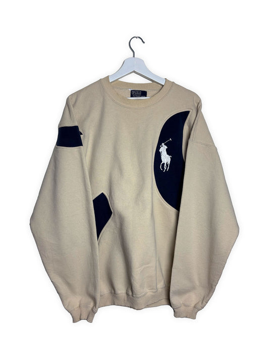 Ralph Lauren - Reworked Sweater - Beige/Black (L)