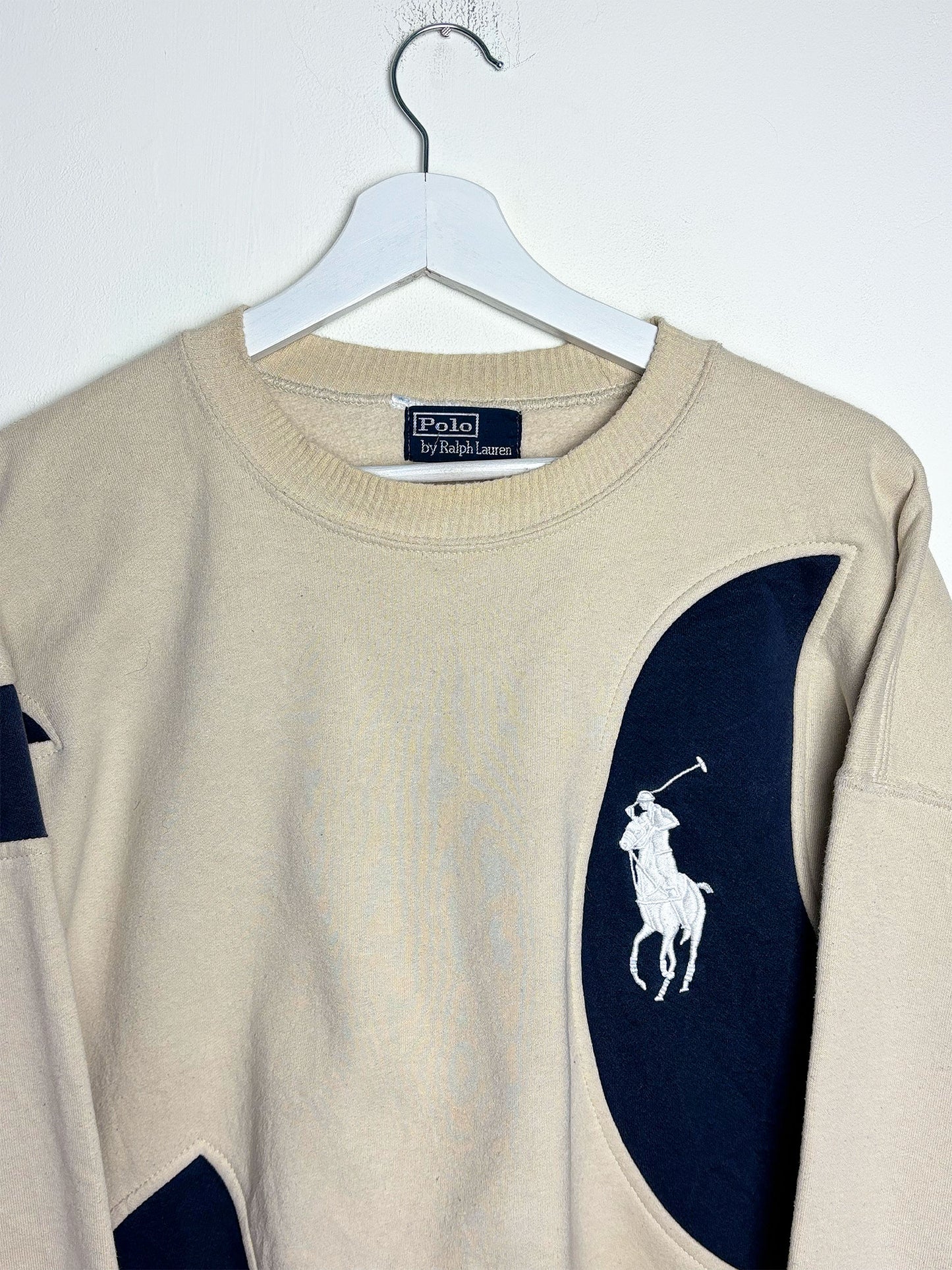 Ralph Lauren - Reworked Sweater - Beige/Black (L)