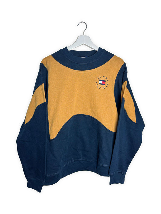 Tommy Hilfiger - Reworked Sweater - Mustard/Navy (L)