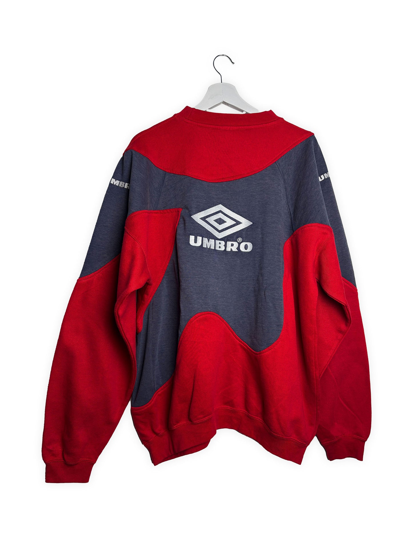 Umbro - Reworked Sweater - Red/Grey (L)