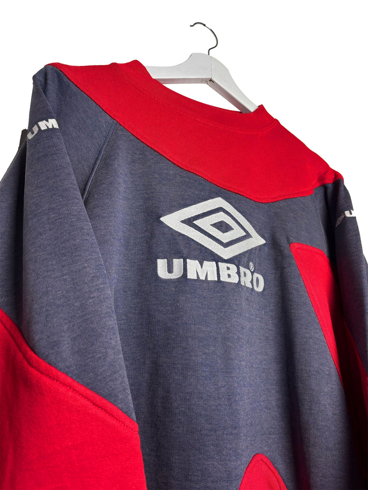 Umbro - Reworked Sweater - Red/Grey (L)