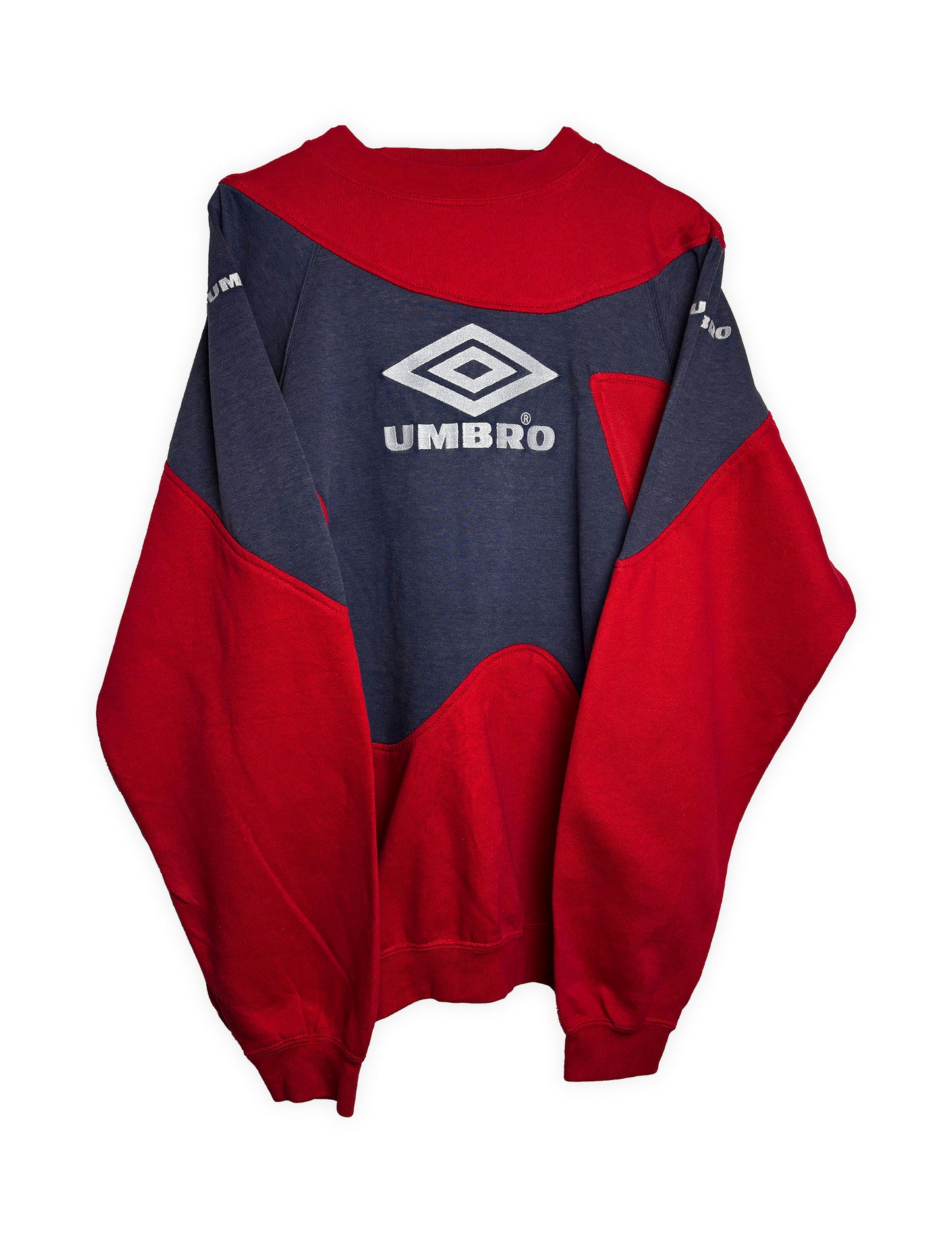 Umbro - Reworked Sweater - Red/Grey (L)